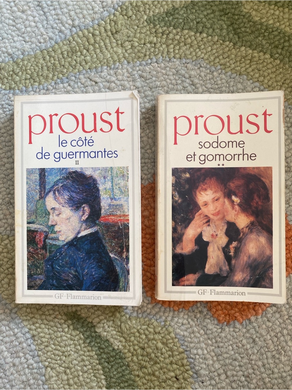 Marcel Proust - 2 French Language Paperbacks